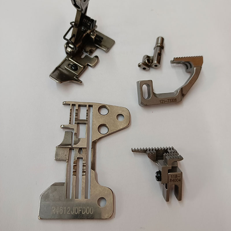 Sewing Machine R4612-JOF-D00 Needle Plate 121-54258 Presser foot 121-50306 Needle Clamp 121-73308,118-84004 Feed Dog Gauge set